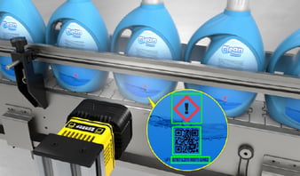 Cognex dynamisch coderen GS1 Isotron vergroot