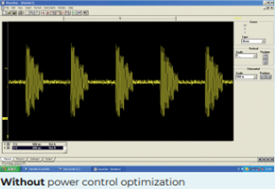 Zonder power control optimalisatie 